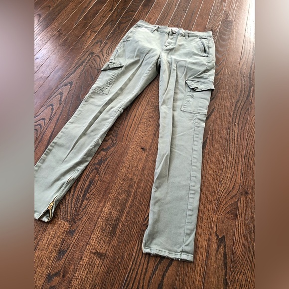 FRAME Women's 27 Service Cargo Skinny Pant Jeans in Platoon - EUC! - Picture 2 of 12